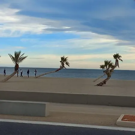 La Vermeille De Barcares Et Son - La En Groupe A La Plage- 19 Pers Le Barcarès
